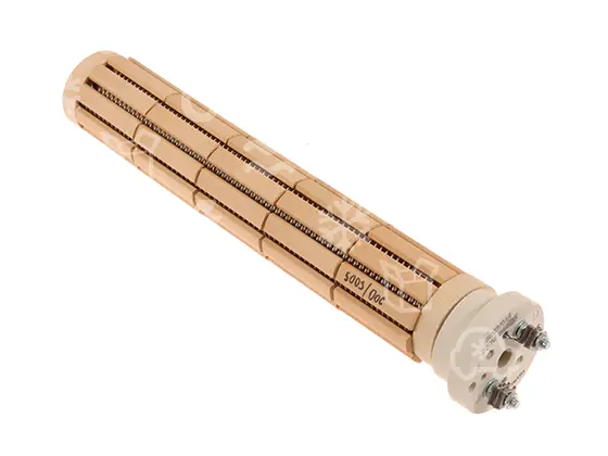 těleso topné 2400 W, 230 V, L=300 mm, 5 segmentů, keramické